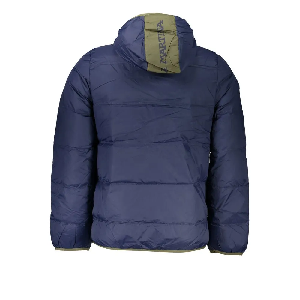 Chic Blue Lightweight Hooded Jacket sold by Louxly product image thumbnail 2