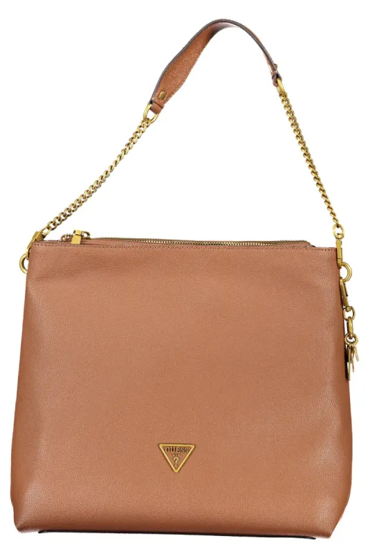Brown Polyethylene Women Handbag sold by Louxly
