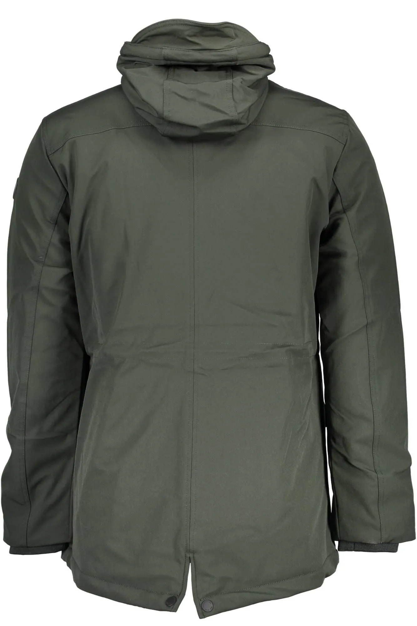 Versatile Green Hooded Jacket with Logo Detail sold by Louxly product image thumbnail 2
