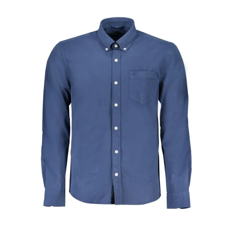Blue Cotton Shirt sold by Louxly