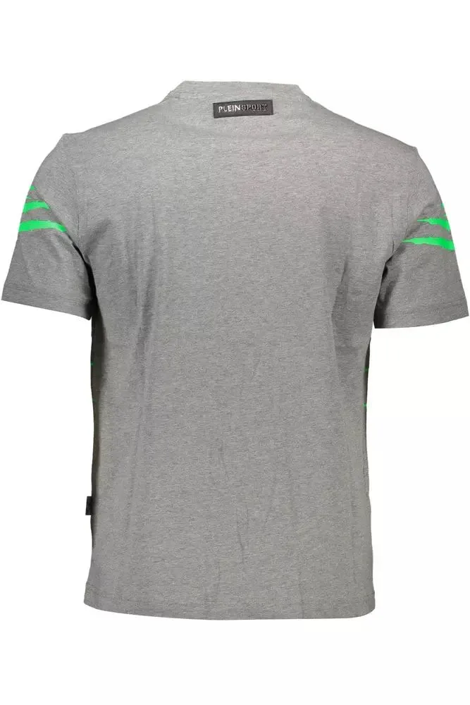 Gray Cotton Men T-Shirt sold by Louxly product image thumbnail 2