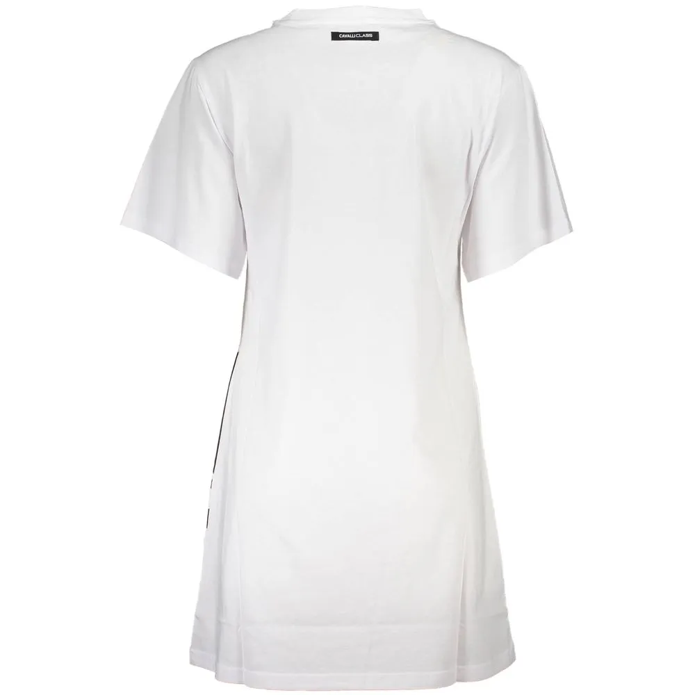 White Cotton Women Dress sold by Louxly product image thumbnail 2