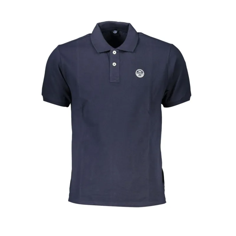 Blue Cotton Polo Shirt sold by Louxly
