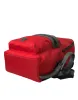 Elegant Red Nylon-Leather Backpack sold by Louxly