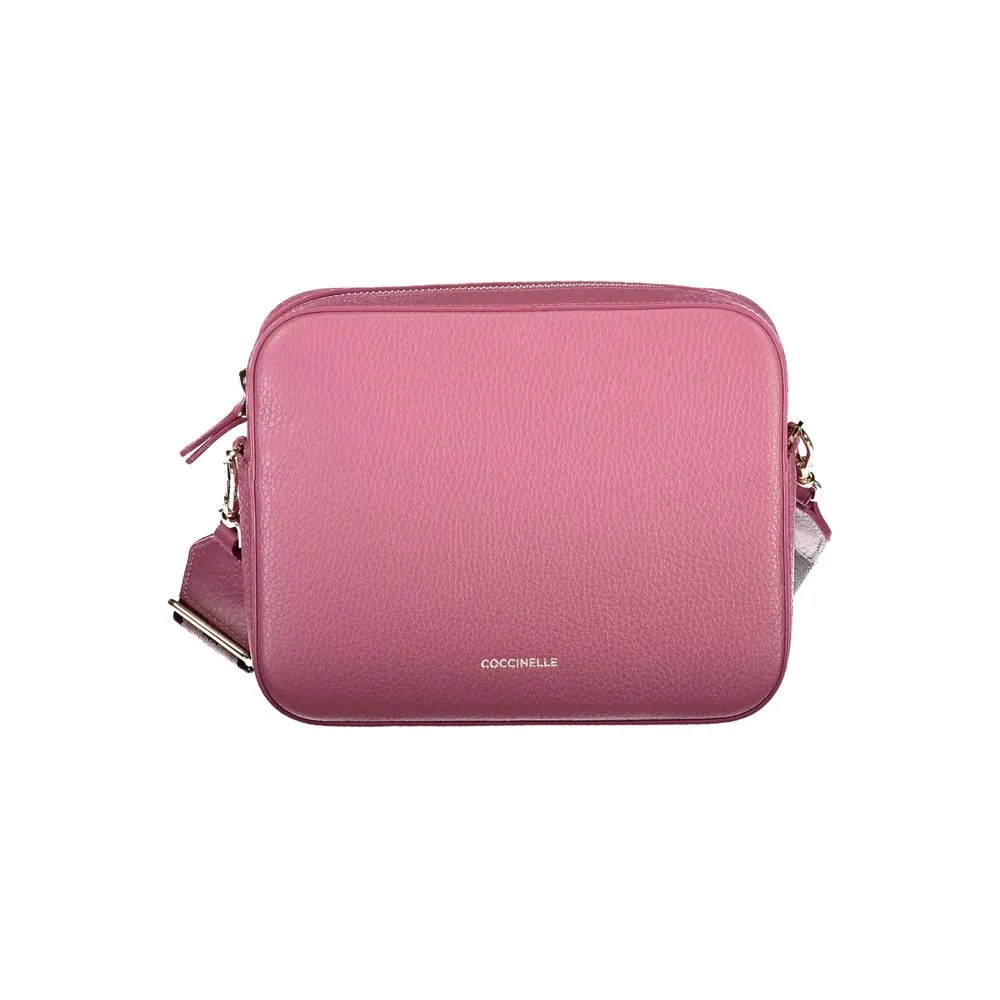 Pink Leather Handbag sold by Louxly