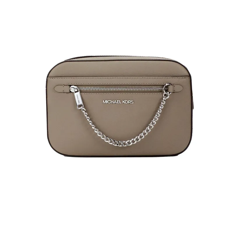 Jet Set East West Large Dusk Leather Zip Chain Crossbody Bag sold by Louxly