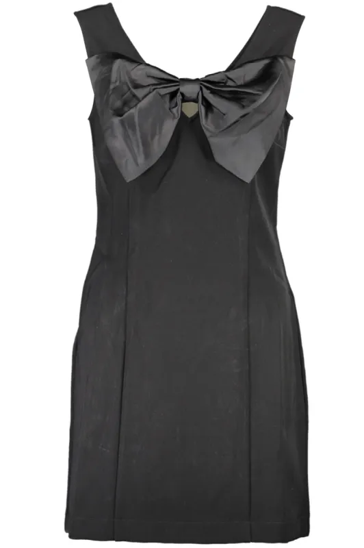 Black Polyester Women Dress made by Louxly