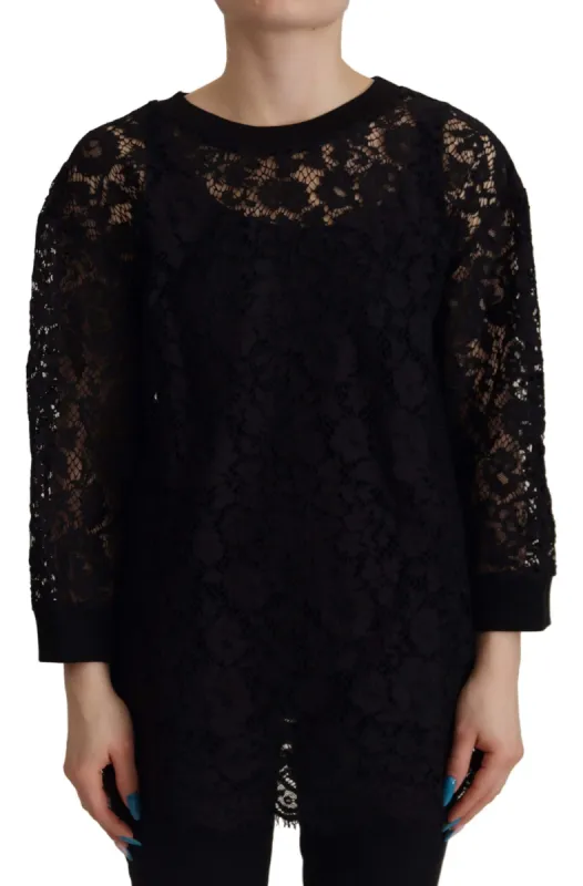 Elegant Black Long Sleeve Blouse Top sold by Louxly