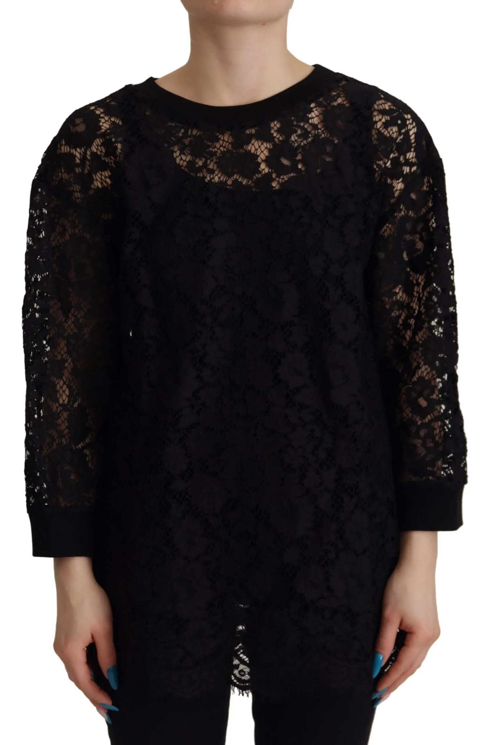 Elegant Black Long Sleeve Blouse Top sold by Louxly
