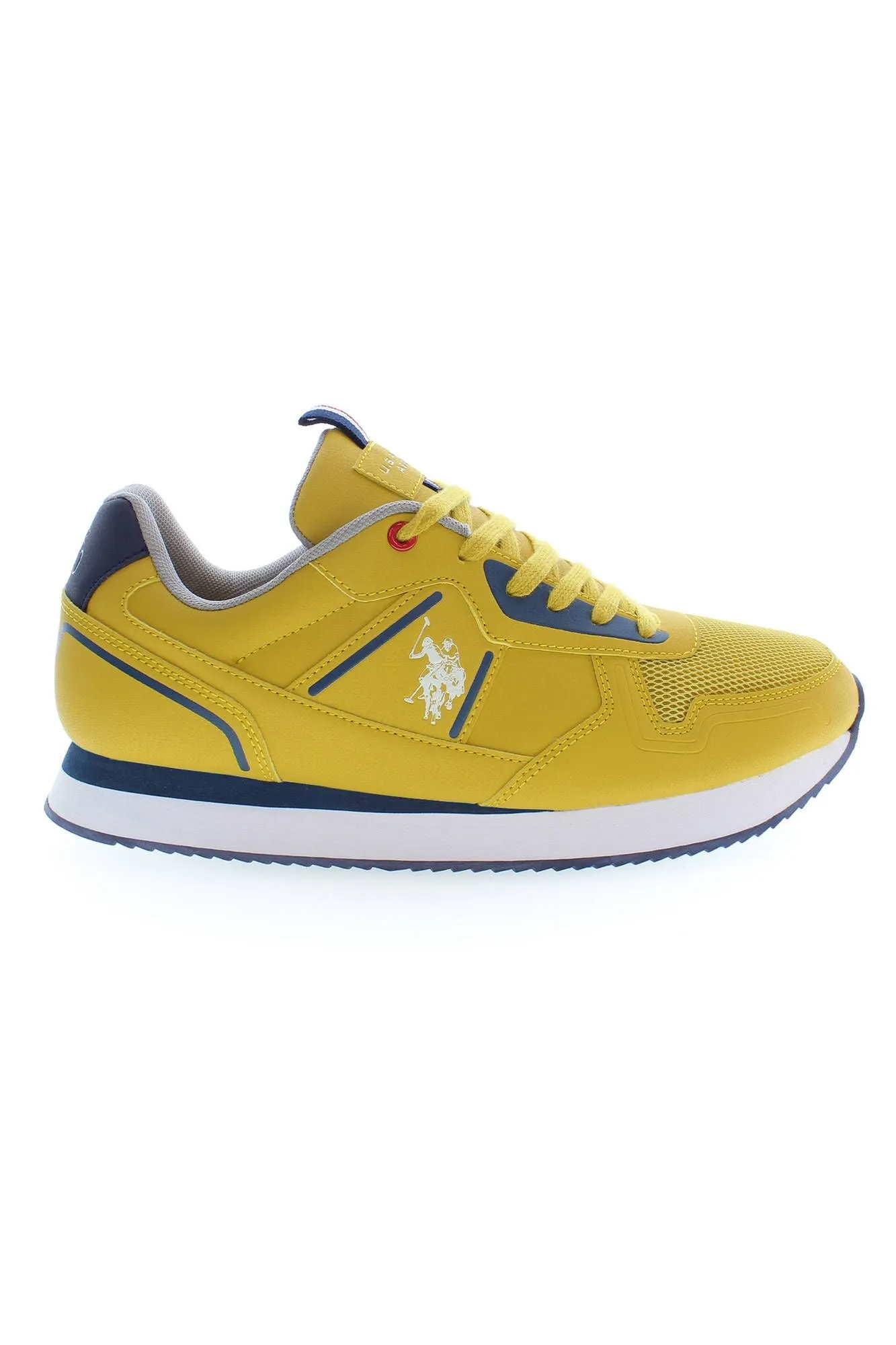 Yellow Polyester Men Sneaker sold by Louxly