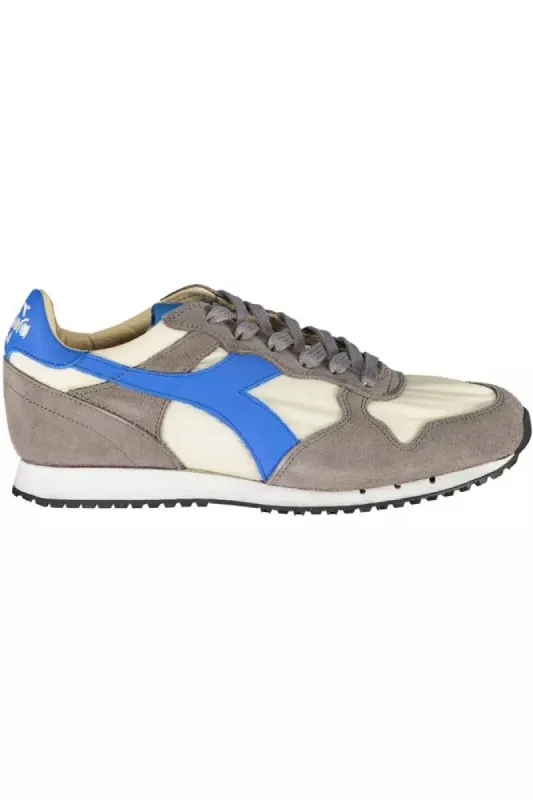 Gray Leather Women Sneaker sold by Louxly