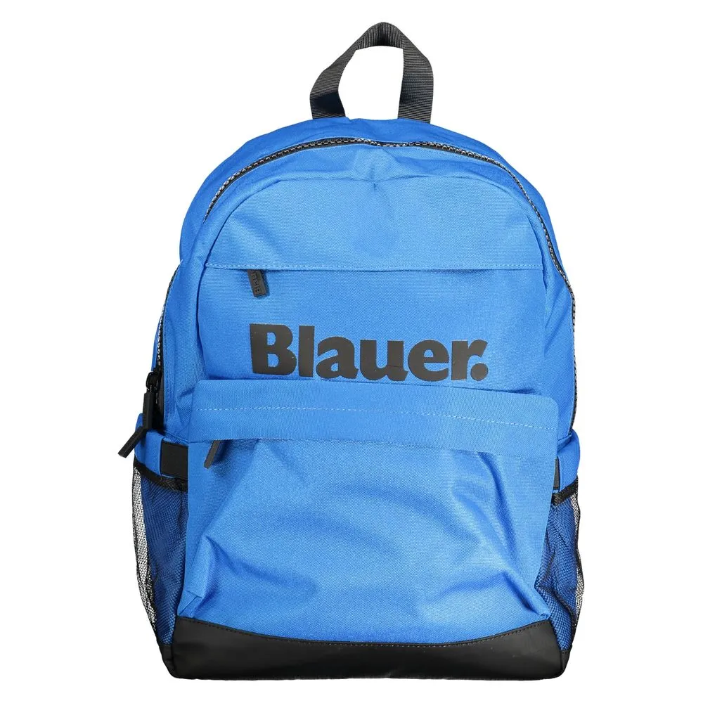 Blue Polyester Backpack sold by Louxly