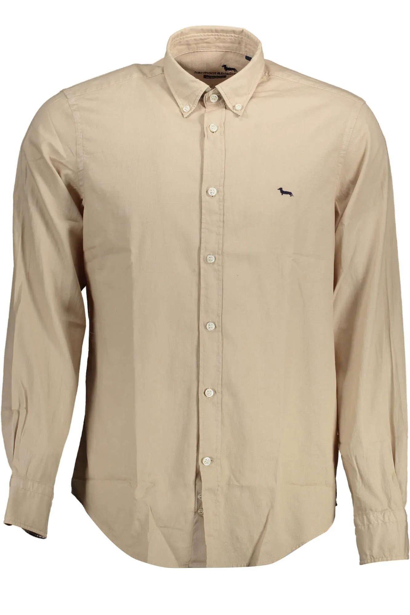 Beige Cotton Men Shirt sold by Louxly