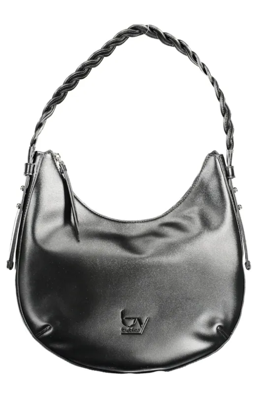 Chic Contrasting Detail Black Shoulder Bag sold by Louxly
