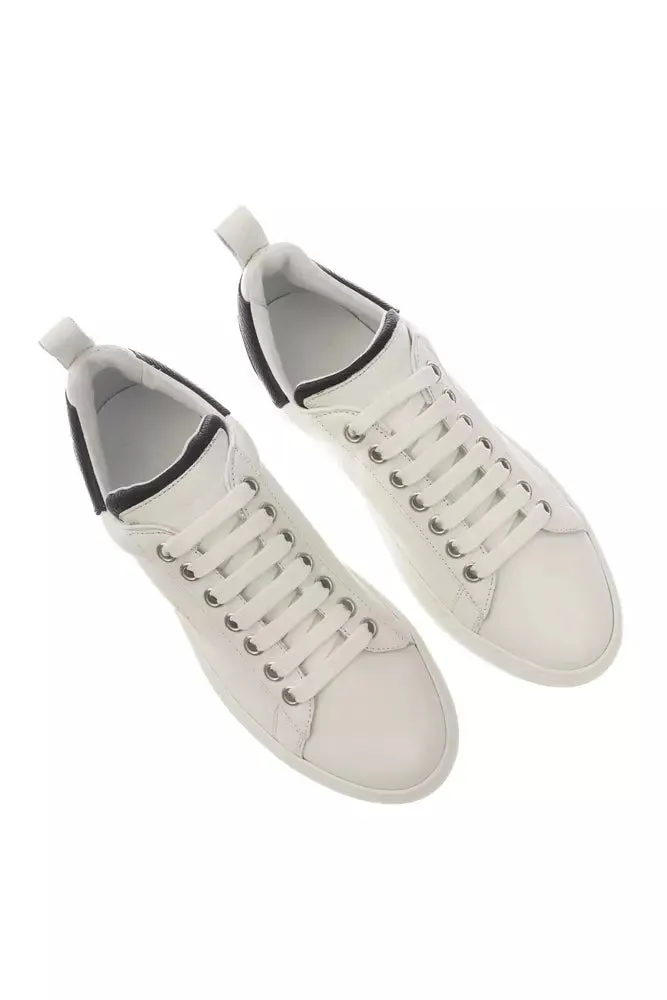 Sleek Monochrome Leather Sneakers sold by Louxly product image thumbnail 2
