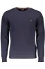 Elegant Crew Neck Wool Sweater with Embroidery sold by Louxly
