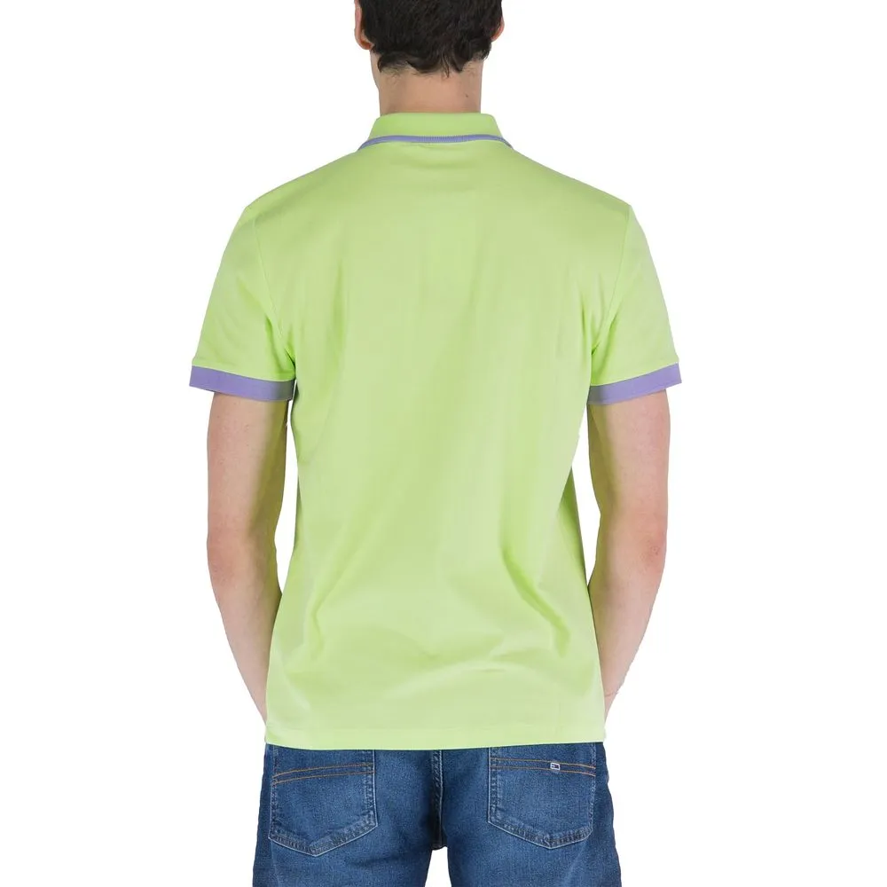 Contrast Collar Cotton Polo Shirt sold by Louxly product image thumbnail 2