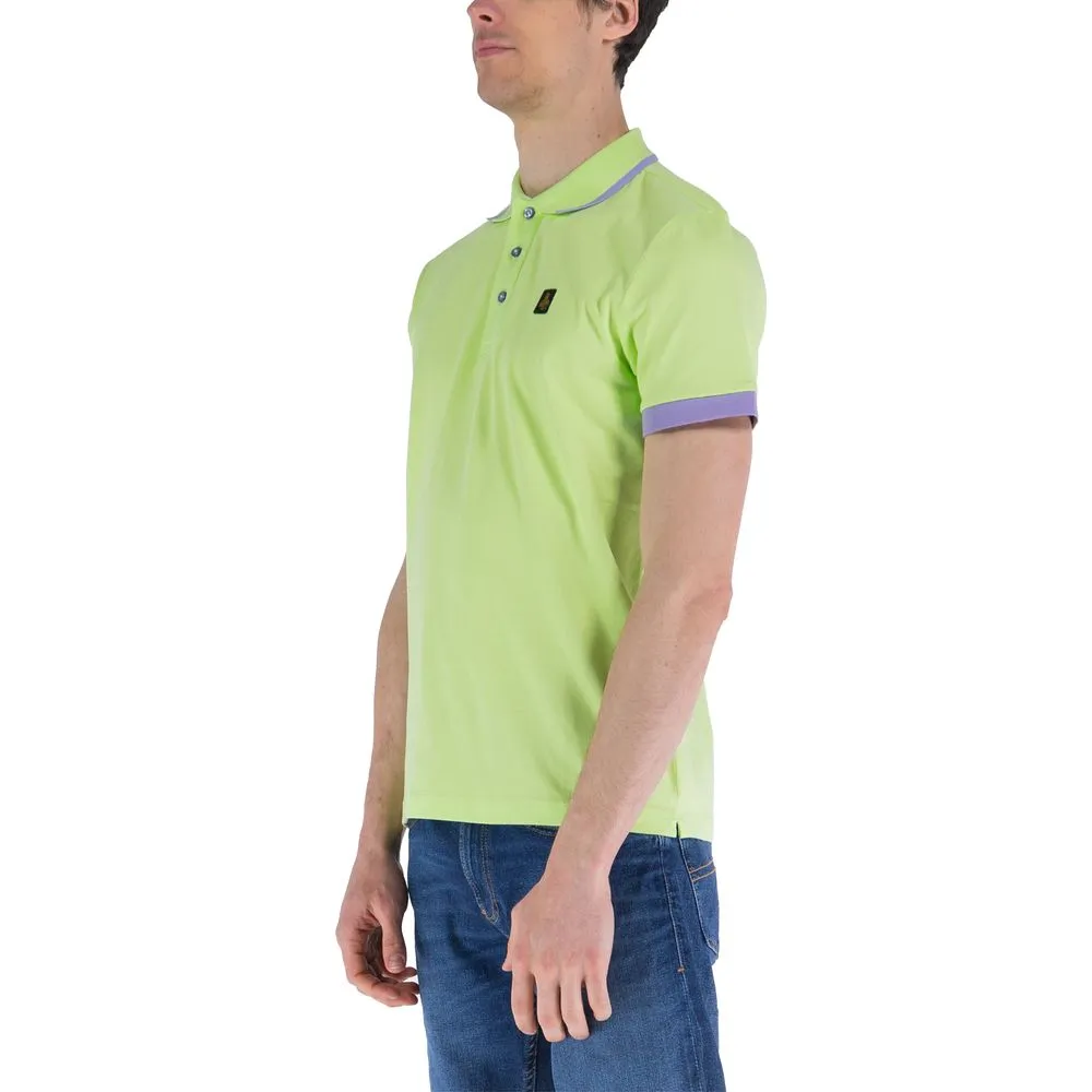 Contrast Collar Cotton Polo Shirt sold by Louxly product image thumbnail 3