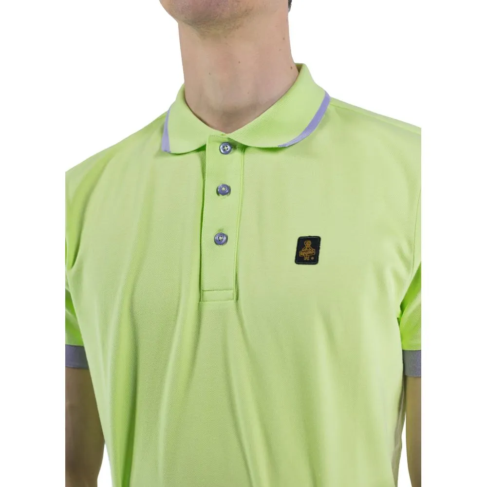 Contrast Collar Cotton Polo Shirt sold by Louxly product image thumbnail 4