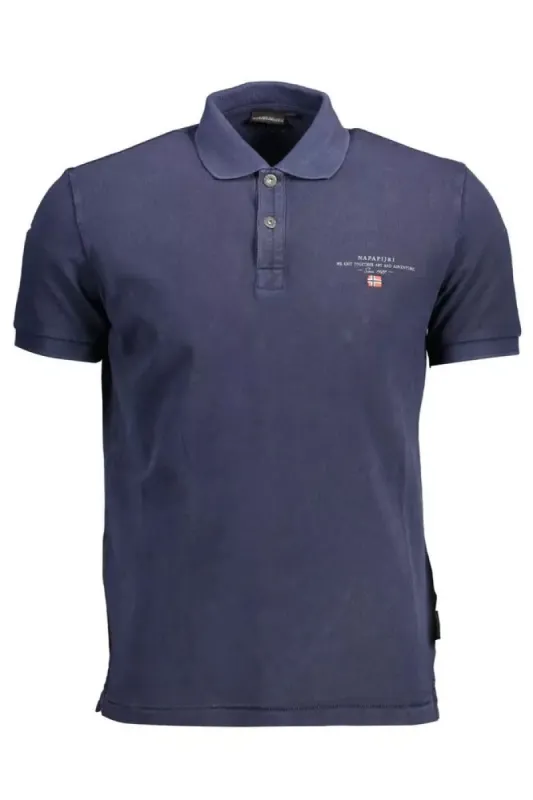 Blue Cotton Men Polo sold by Louxly