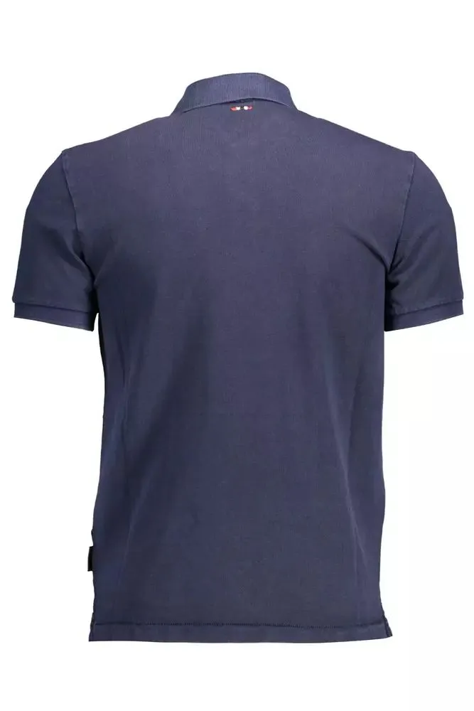 Blue Cotton Men Polo sold by Louxly product image thumbnail 2