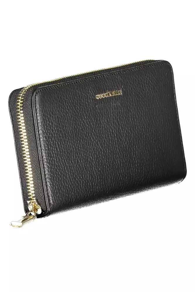 Elegant Black Leather Wallet with Multiple Compartments sold by Louxly product image thumbnail 3