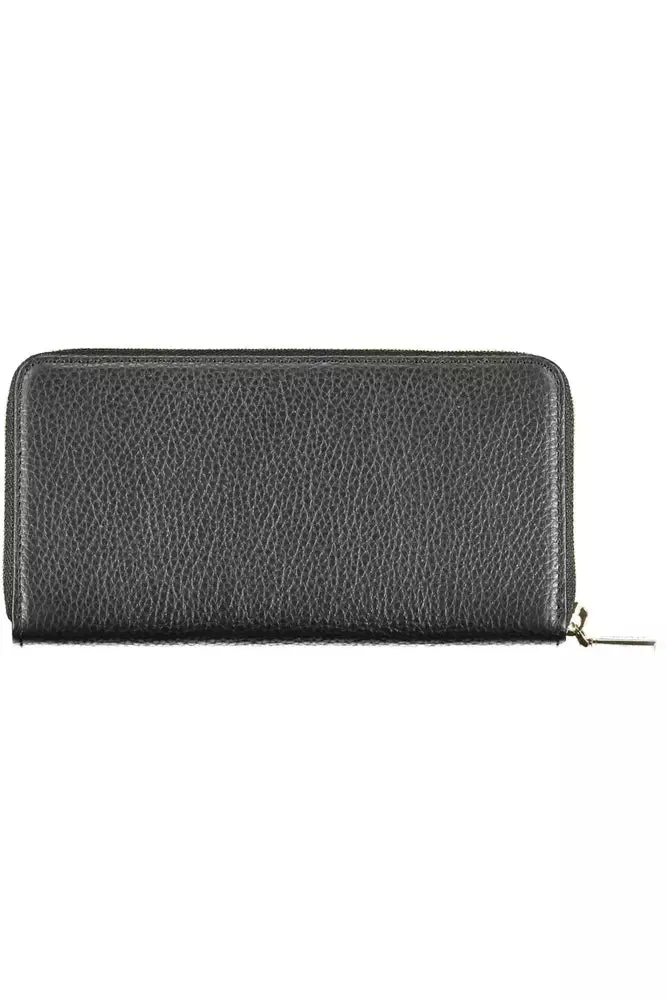 Elegant Black Leather Wallet with Multiple Compartments sold by Louxly product image thumbnail 2