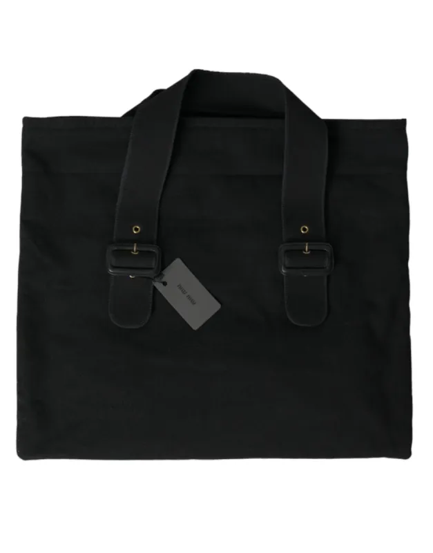 Chic Black Denim Tote for Everyday Elegance sold by Louxly