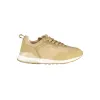 Beige Polyester Men Sneaker sold by Louxly