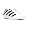 White Leather Women Sneaker sold by Louxly