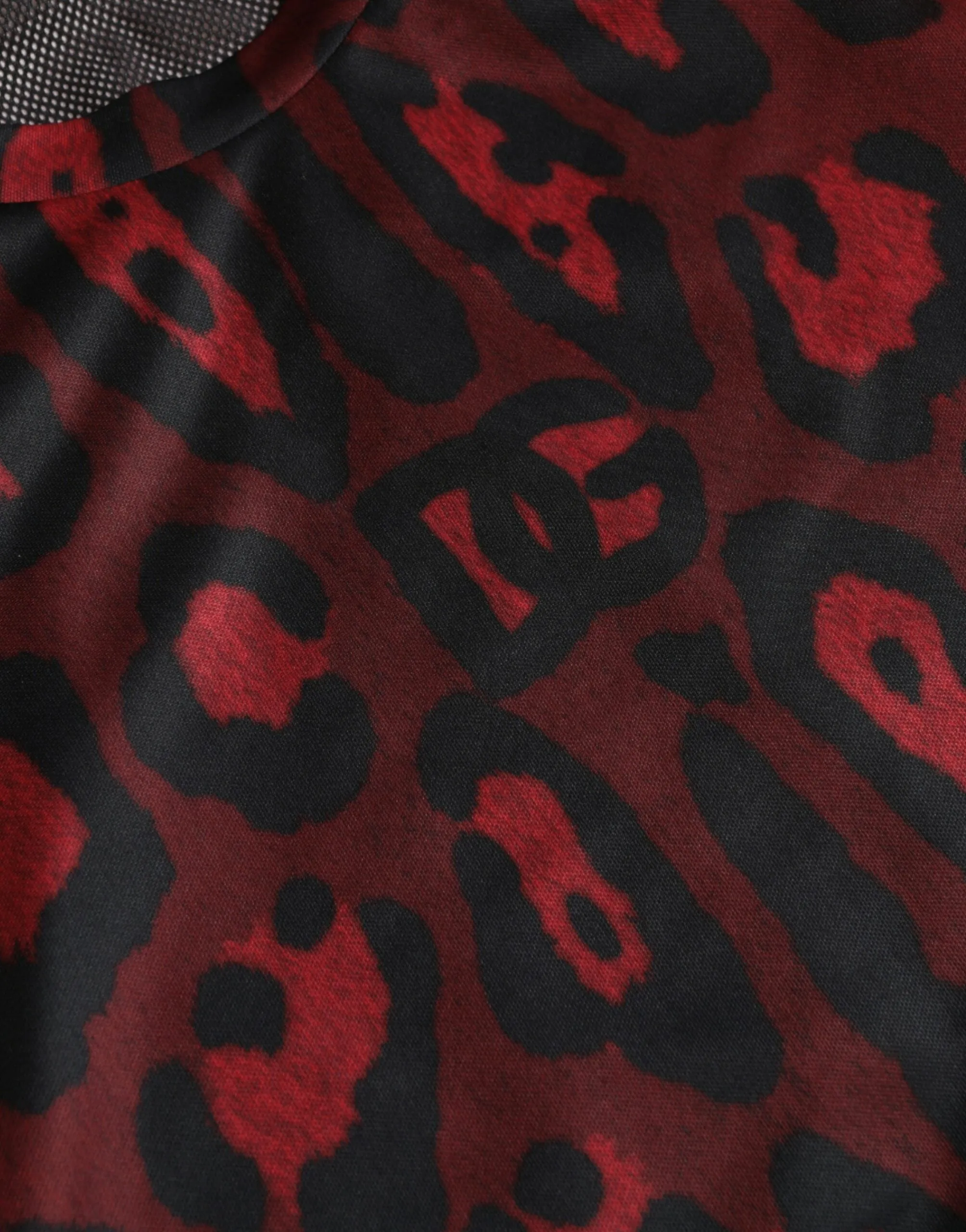 Red Leopard Print Sleeveless Men Tank T-shirt sold by Louxly product image thumbnail 4