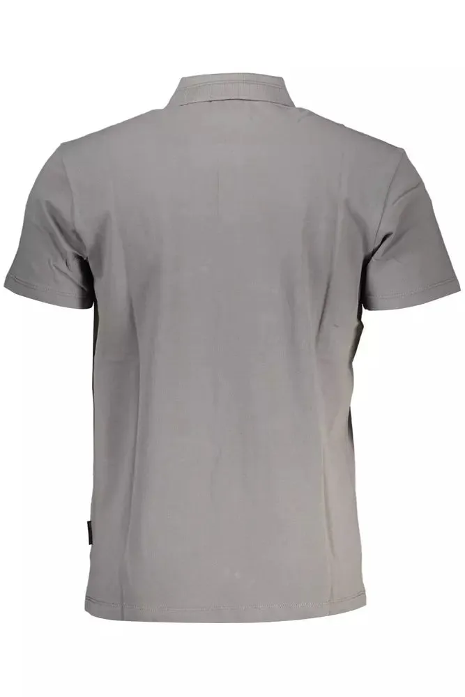Gray Cotton Men Polo Shirt sold by Louxly product image thumbnail 2
