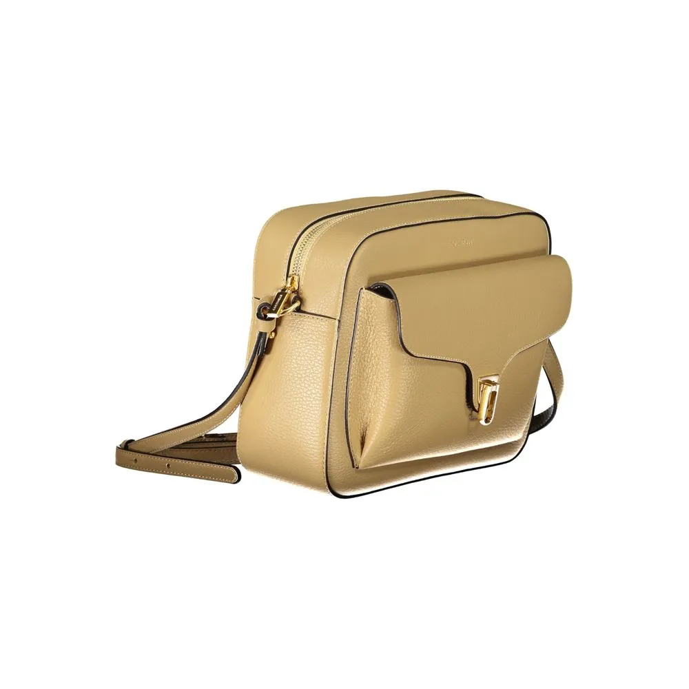 Beige Leather Handbag sold by Louxly product image thumbnail 3
