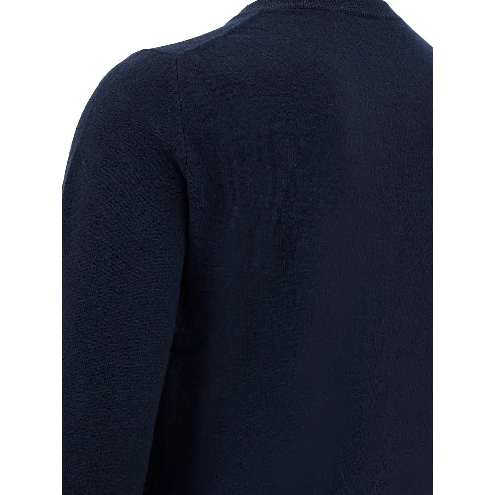 Elegant Blue Wool Sweater for Men sold by Louxly product image thumbnail 3