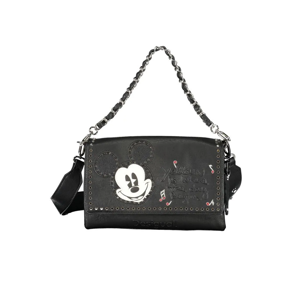 Black Polyethylene Handbag sold by Louxly