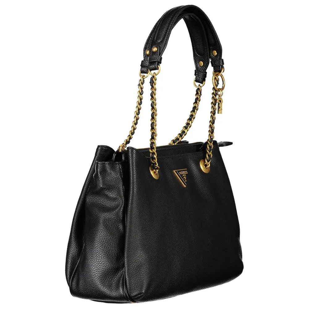 Black Polyethylene Handbag sold by Louxly product image thumbnail 3