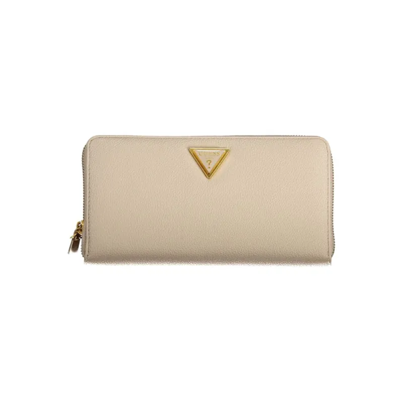 Beige Polyethylene Wallet sold by Louxly