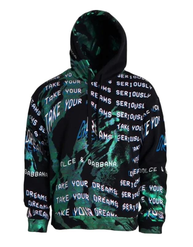 Multicolor Print Hooded Sweatshirt Sweater sold by Louxly