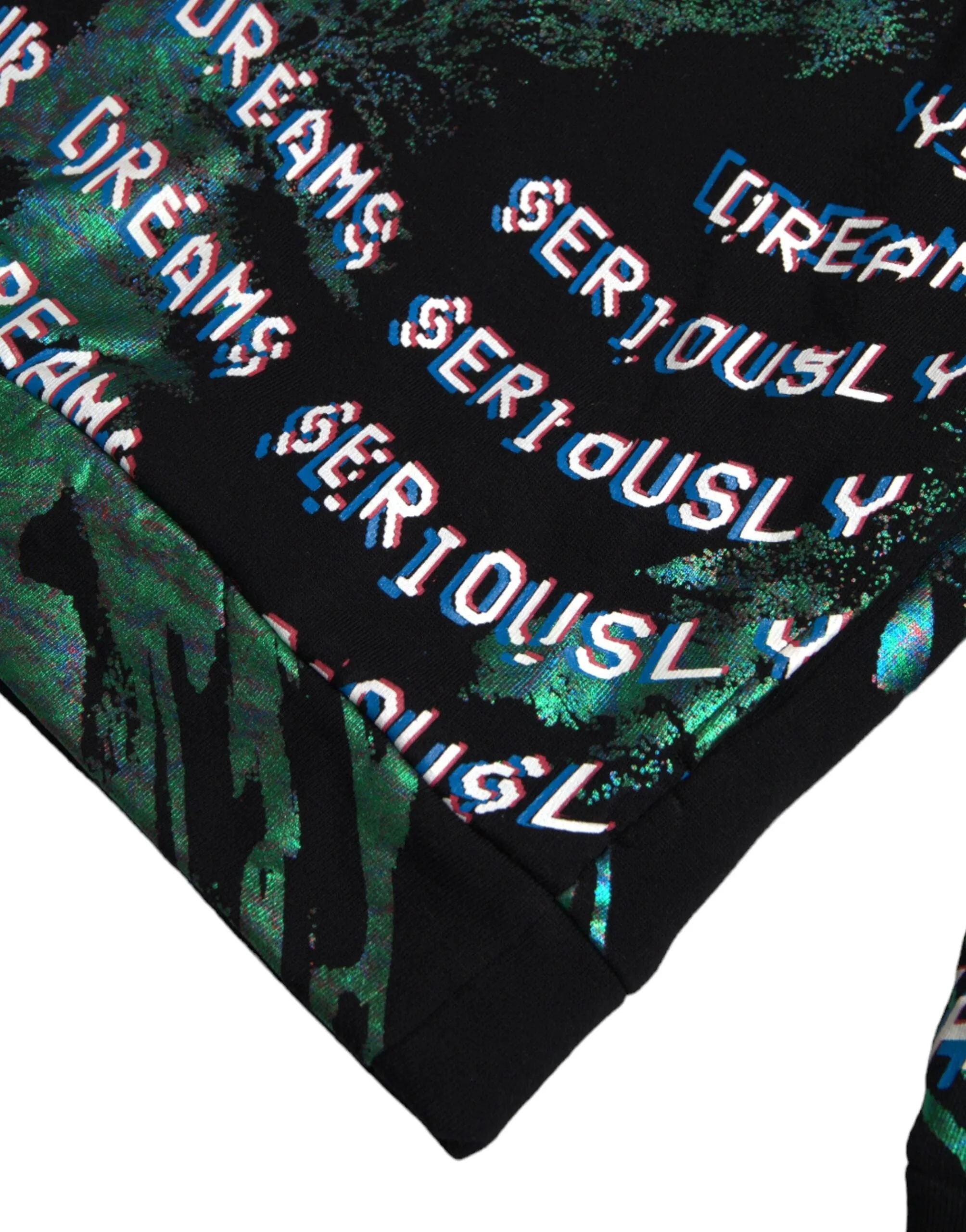 Multicolor Print Hooded Sweatshirt Sweater sold by Louxly product image thumbnail 5