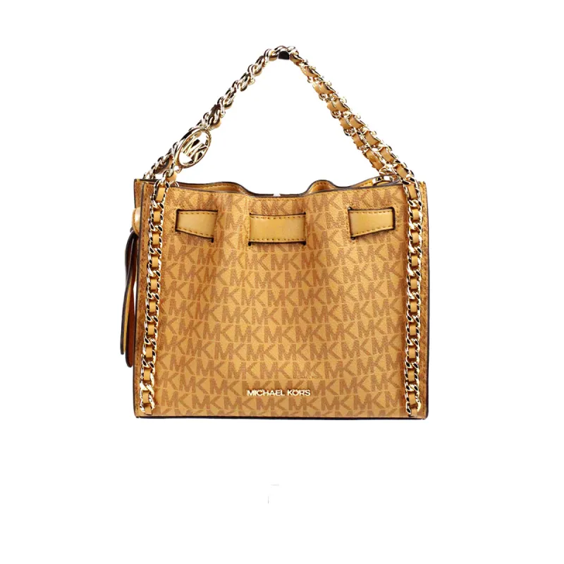 Mina Small Belted Cider Signature PVC Chain Inlay Crossbody Bag sold by Louxly