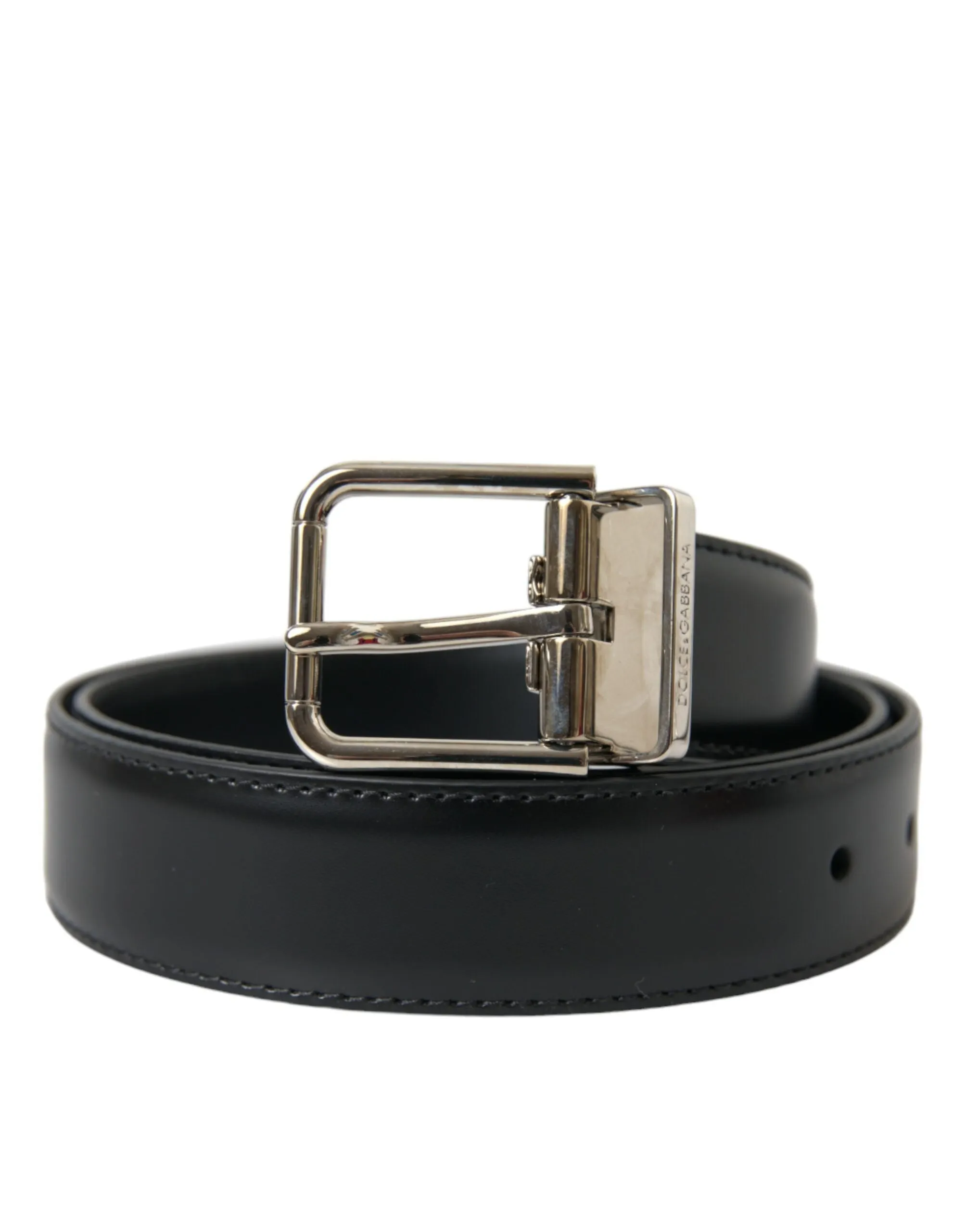 Elegant Black Calf Leather Belt sold by Louxly