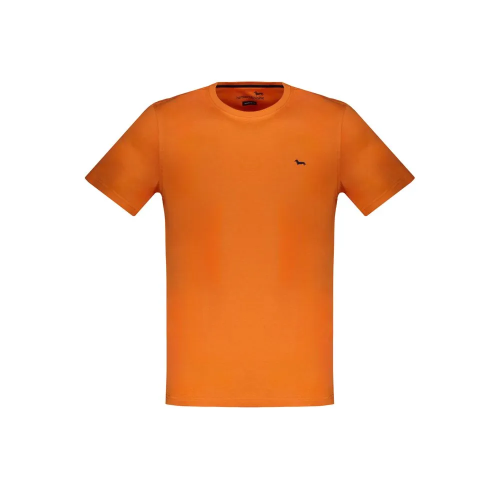 Orange Cotton T-Shirt sold by Louxly