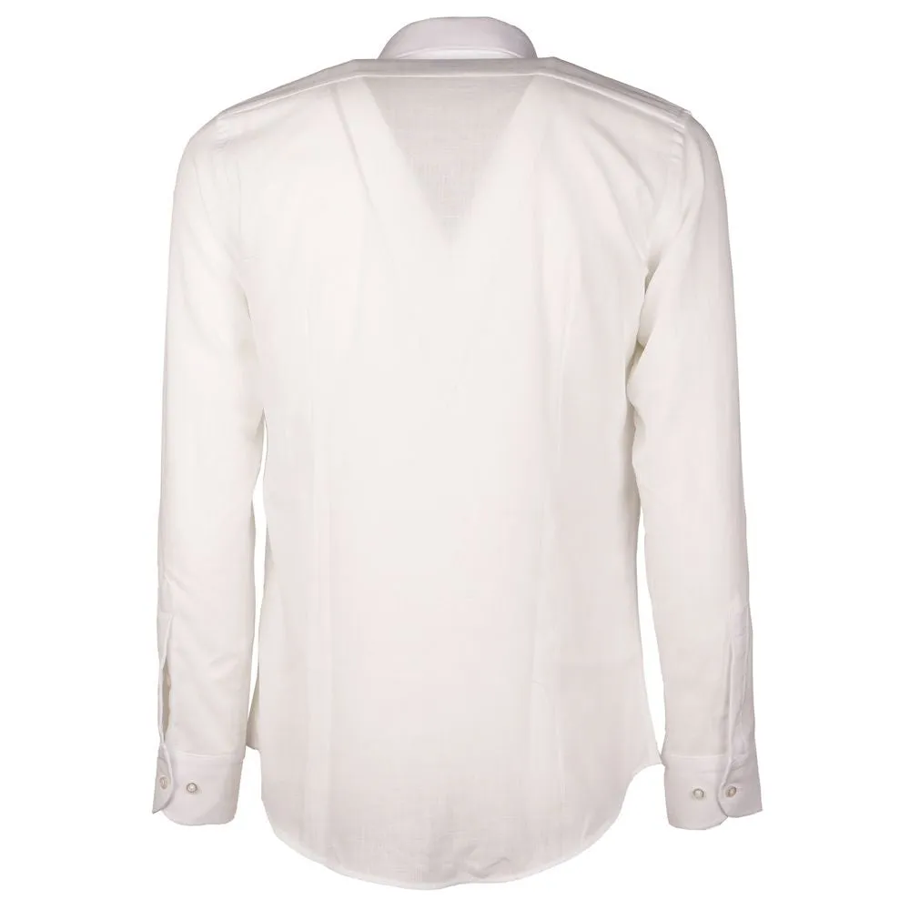 White Cotton Shirt sold by Louxly product image thumbnail 2