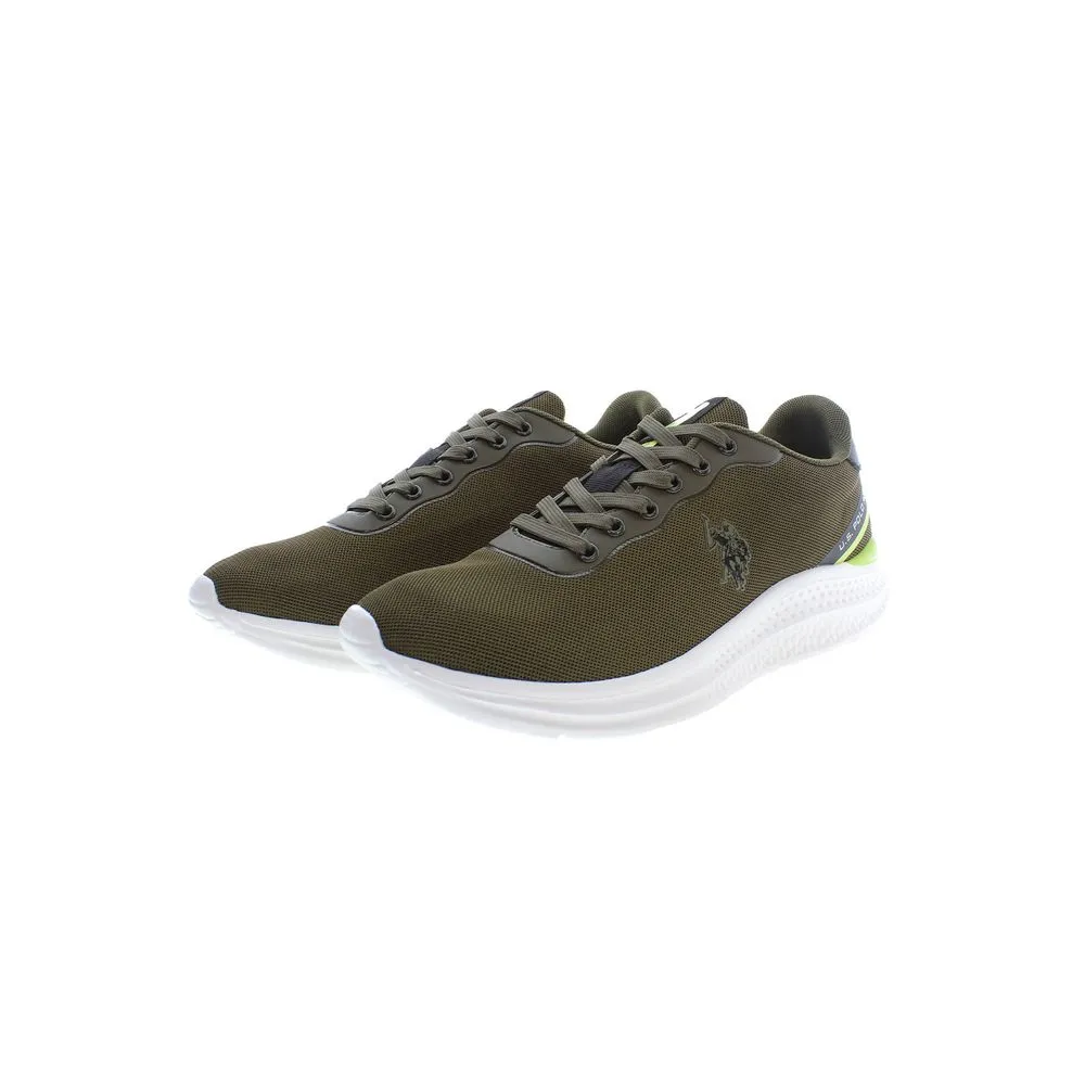 Green Polyester Men Sneaker sold by Louxly product image thumbnail 2