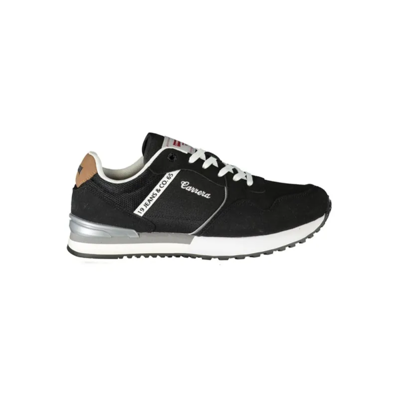 Black Polyester Sneaker sold by Louxly