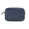 Jet Set Large East West Navy Leather Zip Chain Crossbody Bag Purse sold by Louxly