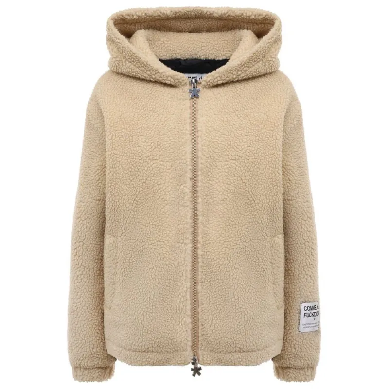 Beige Polyester Jackets & Coat sold by Louxly
