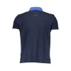 Blue Cotton Men Polo Shirt sold by Louxly