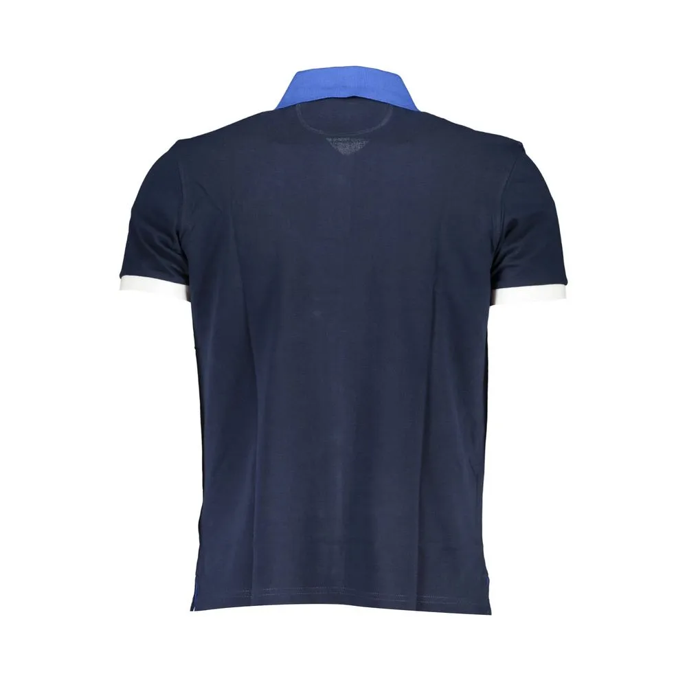 Blue Cotton Men Polo Shirt sold by Louxly product image thumbnail 2
