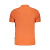 Orange Cotton Polo Shirt sold by Louxly